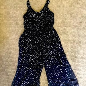 Loft wide leg polka dot jumpsuit. New with tags